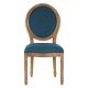 OSP Home Furnishings Lillian Oval Back Chair - Klein Azure