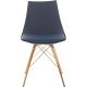 AveSix Oakley Modern Chair - Navy/Gold