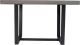 Walker Edison - Rectangular Rustic Solid Pine Wood Table - Gray