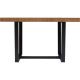 Walker Edison Rectangular Rustic Solid Pine Wood Table - Reclaimed Barnwood