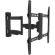 Kanto - Full-Motion TV Wall Mount for Most 34in. - 55in. TVs - Extends 19.5in. - Black