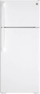 GE - 17.5 Cu. Ft. Top-Freezer Refrigerator - White GTE18DTNRWW