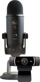 Blue Microphones - Pro Streamer Pack with Blue Yeti USB Microphone & Logitech C922 Pro HD Webcam
