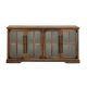 Walker Edison - Farmhouse TV Console for Most TVs Up to 64in. - Rustic Oak