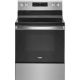 Whirlpool - 5.3 Cu. Ft. Freestanding Electric Range with Self-Cleaning and Frozen Bake - Stainless steel WFE525S0JS