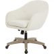 AveSix Nora 5-Pointed Star Plush Padded Office Chair Linen