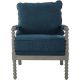 AveSix Abbot Farmhouse Living Room Chair - Azure