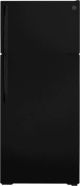 GE - 17.5 Cu. Ft. Top-Freezer Refrigerator - Black GTS18GTNRBB