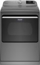 Maytag - 7.4 Cu. Ft. 13-Cycle Gas Dryer with Steam and Extra Power Button - Metallic Slate