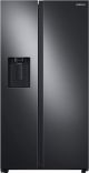 Samsung - 27.4 Cu. Ft. Side-by-Side Refrigerator - Black stainless steel