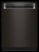 KitchenAid - Top Control Built-In Dishwasher with Stainless Steel Tub, FreeFlex Third Rack, LED Interior Lighting, 44dBA - Black Stainless Steel
