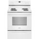 Whirlpool - 4.3 Cu. Ft. Freestanding Electric Range with Self-Cleaning and Keep Warm Setting - White