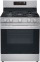 LG - 5.8 Cu. Ft. Freestanding Single Gas Convection Range w/ WideView Window and AirFry - Stainless steel