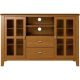 Simpli Home - Artisan SOLID WOOD 53 inch Wide Transitional TV Media Stand in Honey Brown For TVs up to 60 inches - Honey Brown