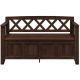 Simpli Home Amherst SOLID WOOD 48 inch Wide Transitional Entryway Storage Bench - Natural Aged Brown