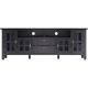 Simpli Home - Artisan SOLID WOOD 72 inch Wide Transitional TV Media Stand in Black For TVs up to 80 inches - Black