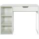 OSP Home Furnishings Ravel Rectangular Contemporary Engineered Wood 1-Drawer Table - White