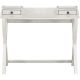 OSP Home Furnishings Barton Birch Veneer 2-Drawer Writing Desk - White Wash