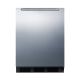 Summit Appliance - 5.5 Cu. Ft. Mini Fridge - Stainless steel