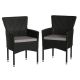 Alamont Home - Maxim Patio Chair (set of 2) - Black/Gray