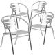 Alamont Home - Lila Patio Chair (set of 4) - Aluminum 4-ALA-5UMI-156516