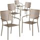 Alamont Home - Oia Patio Chair (set of 5) - Gold 5-ALA-6DP-192966