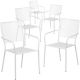 Alamont Home - Oia Patio Chair (set of 5) - White 5-ALA-6DP-192965