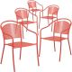 Alamont Home - Oia Patio Chair (set of 5) - Coral