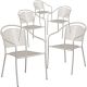Alamont Home - Oia Patio Chair (set of 5) - Light Gray 5-ALA-6DP-190157
