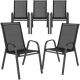 Alamont Home - Brazos Patio Chair (set of 5) - Black