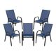 Alamont Home - Brazos Patio Chair (set of 5) - Navy
