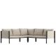 Alamont Home - Lea Patio Lounge Sectional - Light Gray