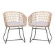 Alamont Home - Devon Patio Lounge Chair - Natural/Light Gray