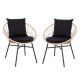 Alamont Home - Devon Patio Lounge Chair - Tan/Black