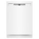 Maytag - Front Control Dishwasher in White with PowerBlast Cycle - White