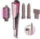 Shark - FlexFusion Straight, Air + Ceramic Styling & Drying System for Straight & Wavy Hair + Scalp Shield Mode - Cosmic Blush