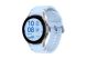 Samsung - Galaxy Watch FE Aluminum Smartwatch 40mm LTE with Blue Band - Silver