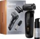 Manscaped - The Chairman Pro Essentials Kit Rechargeable Wet/Dry Electric Foil Shaver Gift Set - Black