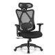 Costway Reclining Mesh Office Chair Swivel Chair w/ Adjustable Lumbar Support - Black