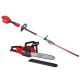 Milwaukee M18 FUEL 18V 20 in. Brushless Cordless Battery Powered Short Pole Hedge Trimmer w/ M18 FUEL 16 in. Rear Handle Chainsaw 3043-20-2727-20