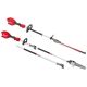 Milwaukee M18 FUEL 18V 20 in. Brushless Cordless Battery Powered Short Pole Hedge Trimmer w/ M18 FUEL 10 in. QUIK-LOK Pole Saw 3043-20-3016-20PS