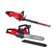 Milwaukee M18 FUEL 18V 24 in. Brushless Cordless Battery Powered Hedge Trimmer w/ M18 FUEL 16 in. Rear Handle Chainsaw 3033-20-2727-20