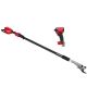 Milwaukee M18 Brushless 18V Cordless Telescoping Pole Pruning Shears with M18 FUEL 1/4 in. Hex Impact Driver 3008-20-2953-20