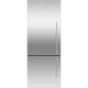 Fisher & Paykel - 13 1/2 Cu. Ft. Bottom-Freezer Counter-Depth Refrigerator - Stainless Steel