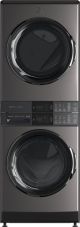 Electrolux - Laundry Tower Single Unit Front Load 4.5 Cu. Ft. Washer & 8 Cu. Ft. Gas Dryer with Perfect Steam - Titanium