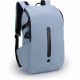 Swissdigital Design - LAMONE L LED TSA-Friendly Water-Resistant Backpack With USB Charging Port RFID Protection and Fits Up to 16≥ Laptop - Light Blue