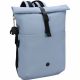 Swissdigital Design - LAMONE Rolltop TSA-Friendly Water-Resistant Backpack With USB Charging Port RFID Protection and Fits Up to 16≥ Laptop - Light Blue