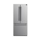 Forno Appliances - Gallipoli 17.5 Cu. Ft. Freestanding French Door Refrigerator with High-Efficiency LED lighting - Stainless Steel