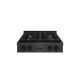 ZLINE - 30 in. Paramount Gas Rangetop with 4 Burners and Porcelain Cooktop in Black Satin Steel (SRTBS-30) - Black Satin Stainless Steel