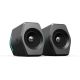 Edifier - G2000 II 2.0 Bluetooth Gaming Speakers with RGB Lighting (2-Piece) - Space Gray